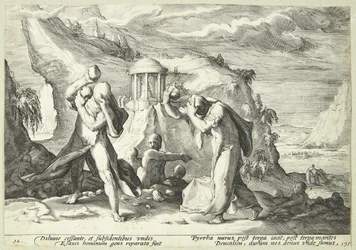 Deukalion och Pyrrha återbefolkar världen