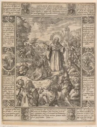 Levamen Onustrorum, blad 1 ur serien ”Allegorier över den kristna tron”