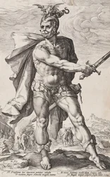 Mucius Scaevola (Romerska hjältar, plansch 3)