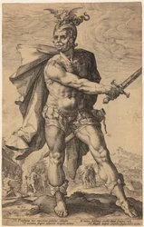 Mucius Scaevola, blad 3 i serien ”Romerska hjältar”