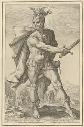 Mucius Scaevola, blad 3 i serien ”Romerska hjältar”
