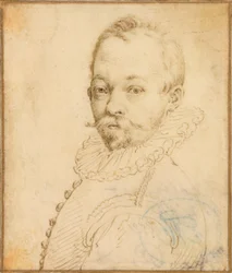 Porträtt av Hendrick Goltzius