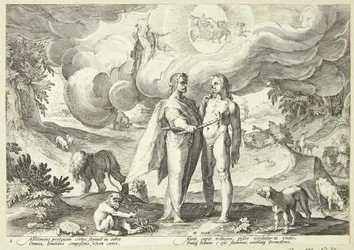 Prometheus skapar människan och ger henne liv med eld från himlen