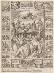 Punitio tirannorum, blad 9 i serien ”Allegorier över den kristna tron”
