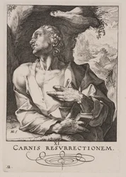 S:t Judas Thaddeus, från Kristus, apostlarna och S:t Paulus med trosbekännelsen