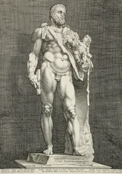 Kejsar Commodus som Herkules