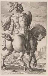 Titus Manlius på hästryggen, från De romerska hjältarna
