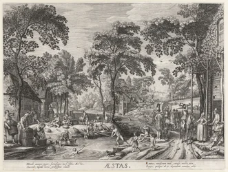 Sommar, ett företag vid en sjö Aestas (titel på objekt) The Four Seasons (serietitel)