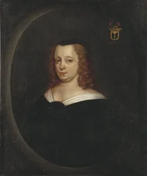 Grevinnan Ebba Brahe, svensk kurtisan, favorit hos kung Gustav Adolf av Sverige - Porträtt av Ebba Brahe