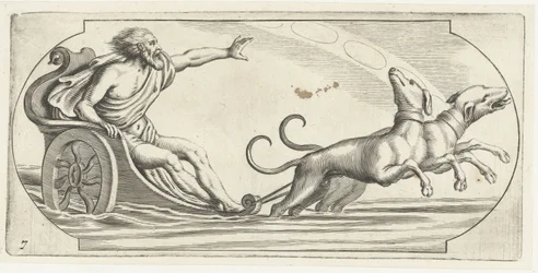 En havsgud på en vagn Nouveau Livre des Dieux et Deeßes De la Marine Bouckje of Sea Gods and Goddesses (serietitel)