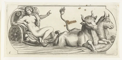 Europa på en vagn Nouveau Livre des Dieux et Deeßes De la Marine Bouckje of Sea Gods and Goddesses (serietitel)