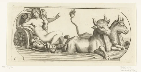 Europa på en vagn Nouveau Livre des Dieux et Deeßes De la Marine Bouckje of Sea Gods and Goddesses (serietitel)