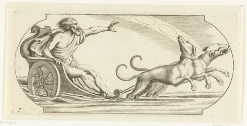 Marsch på en vagn Nouveau Livre des Dieux et Deeßes De la Marine Bouckje of Sea Gods and Goddesses (serietitel)