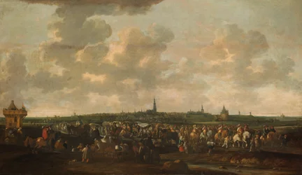 Spanska ockupationstruppers avgång från Breda den 10 oktober 1637