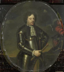 Porträtt av generalmajor Hans Willem, baron van Aylva, kallad Den formidable generalen