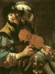 En pojke violinist, 1626