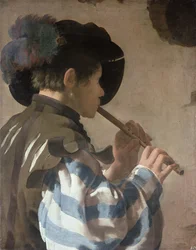Knave Playing a Fife 