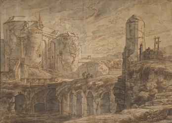 Brygges port vid Sluis, 1661.