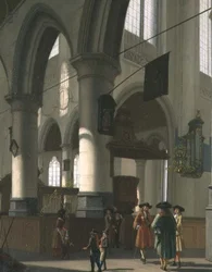 En kyrklig interiör