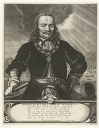 Porträtt av Michiel Adriaansz. de Ruyter