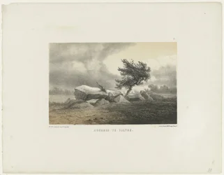 Dolmen i Valthe Dolmen in Valthe (titel på objekt)