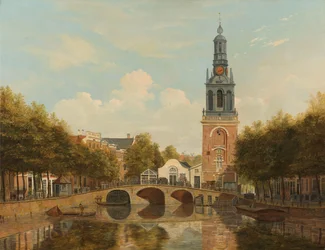 Torensluis och Jan Roodenpoortstoren i Amsterdam