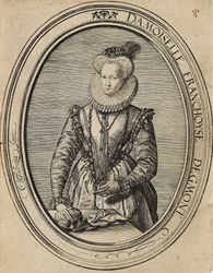 Françoise av Luxemburg, grevinna av Gavre, Dame de Fiennes 1495-1557, 1580.