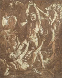 Hercules dödar Cacus,