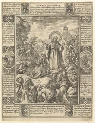 Levamen Onostrorum, från Allegories of the Christian Faith, from Christian and Profane All..., 1604.