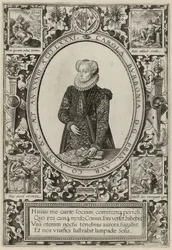 Porträtt av Charlotte av Bourbon, 1581