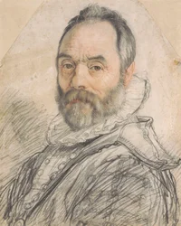 Porträtt av Giovanni da Bologna 1529-1608, 1591.