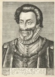 Porträtt av kung Henrik IV av Frankrike, ca. 1600