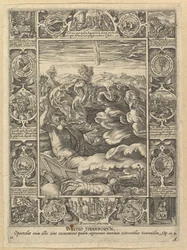 Punitio Malorum, från Allegories of the Christian Faith, från Christian and Profane Allego....n.d.
