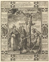Satisfactio Christi, från Allegories of the Christian Faith, från Christian and Profane Allego....