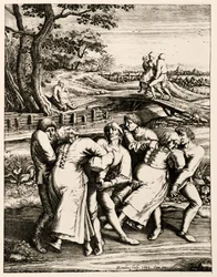 Danspesten, Strasbourg, Alsace. 1518