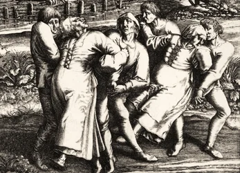 Danspest, Strasbourg, Alsace. 1518