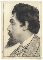 Porträtt av Jan Toorop