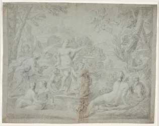 Diana och Actaeon. (Ovidius, Net., III, 175 ff.)