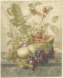 Stilleben med frukt