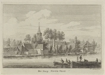 Utsikt över Nigtevecht The Village of Nigte-Vegt (titel på objekt)