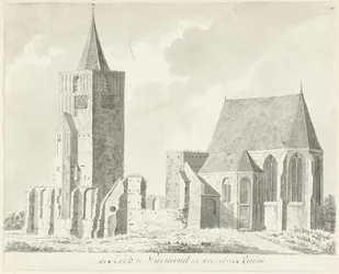 Kyrka i Warmond och dess ruiner