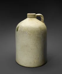 Kanna, c. 1880-1905 (saltglaserat stengods)