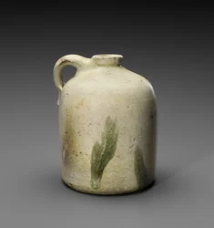 Kanna, c. 1886-1905 (saltglaserat stengods)