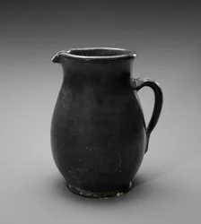 Pitcher, c. 1880-1905 (glidglaserat stengods)