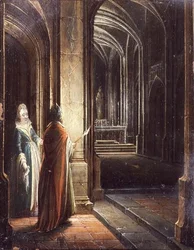 Figurer i en kyrka