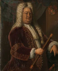 Dirk van Cloon (1730-1735) Porträtt av Dirk van Cloon, generalguvernör i Nederländska Ostindien