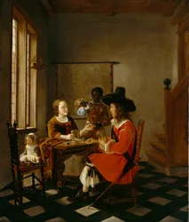 Kortspel, ca 1660
