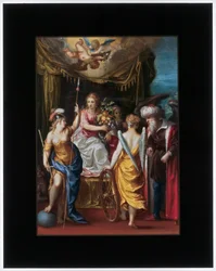 Minerva, Överflöd Och Fortune