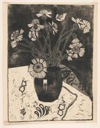 Blommor i en vas