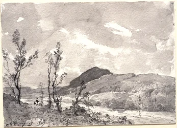 Längs en flodbank